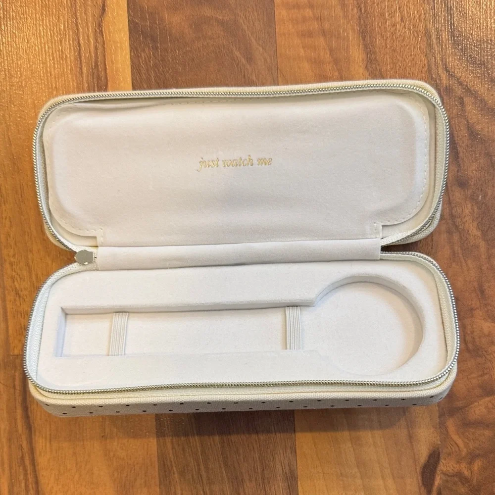 Kate Spade Cream and Black Dotted watch Case